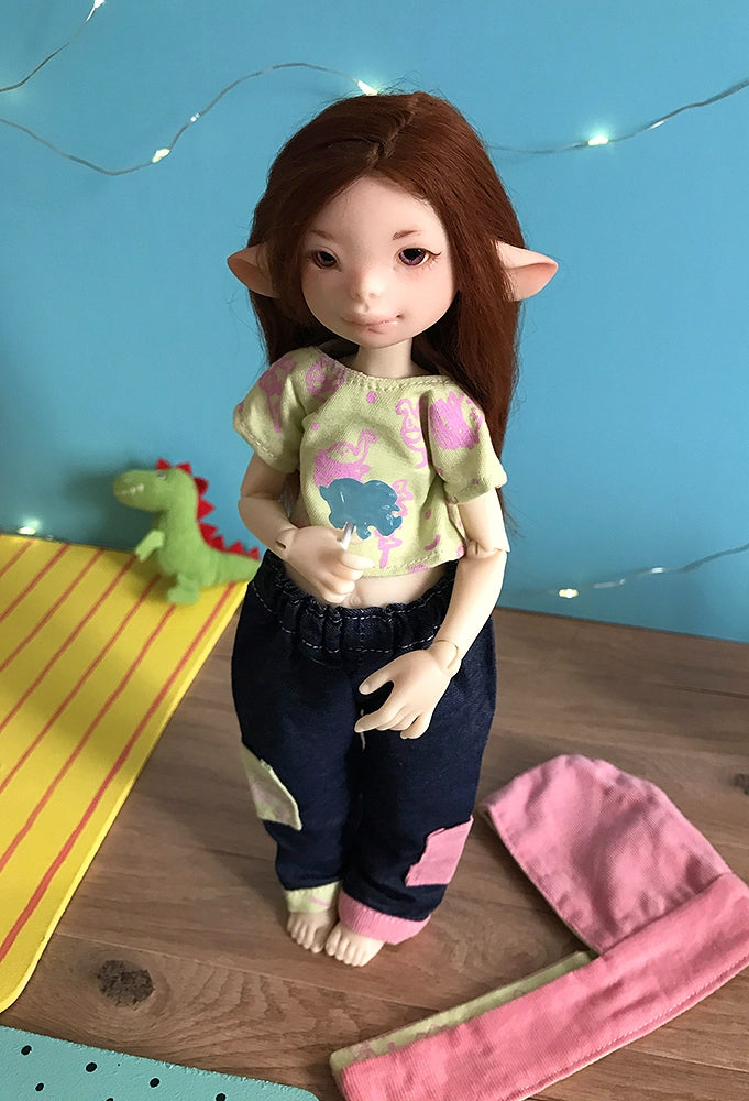 Lemur scoodie・5-6" BJD