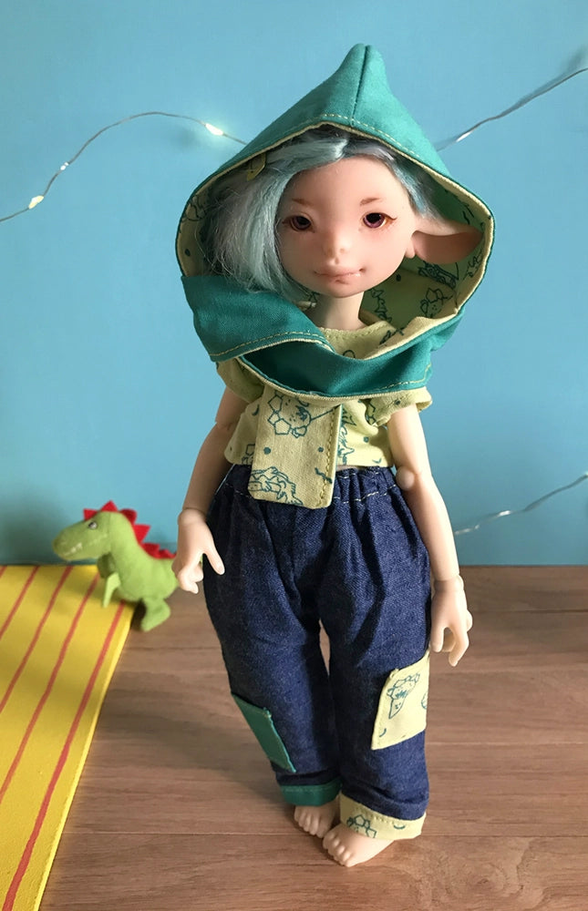 Lemur scoodie・5-6" BJD