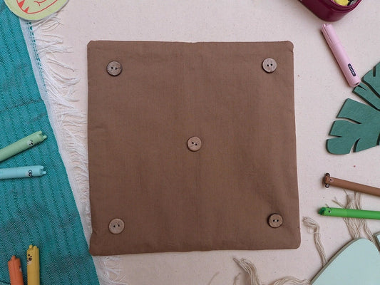 Partie interchangeable zippée lémurien. À intégrer dans le rouleau animal.