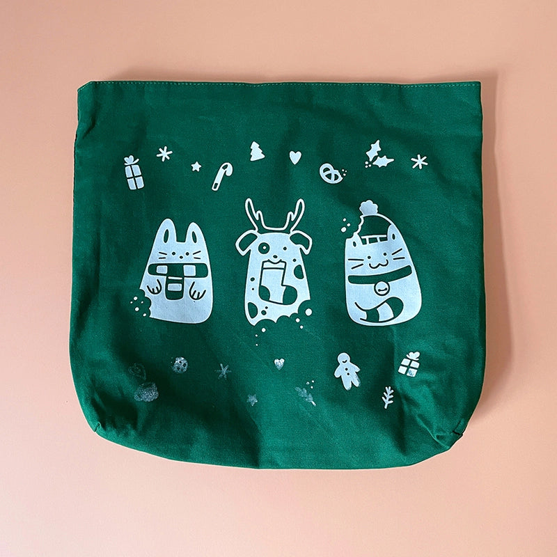ANIMAL BISCUITS pouch・screen printing