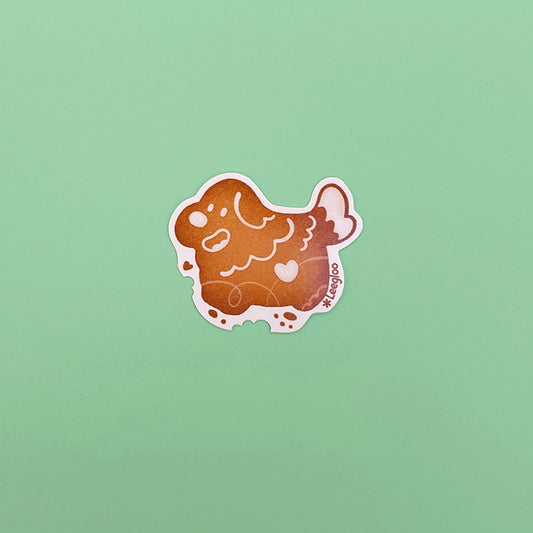 Dog Biscuit・Holiday sticker