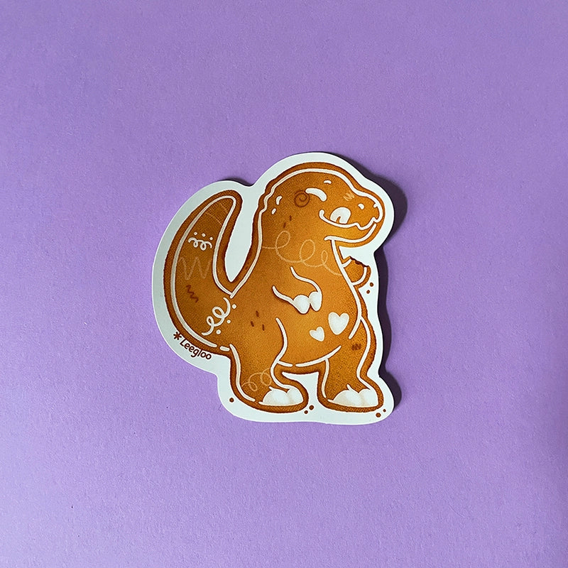 Dino biscuit・Holiday sticker
