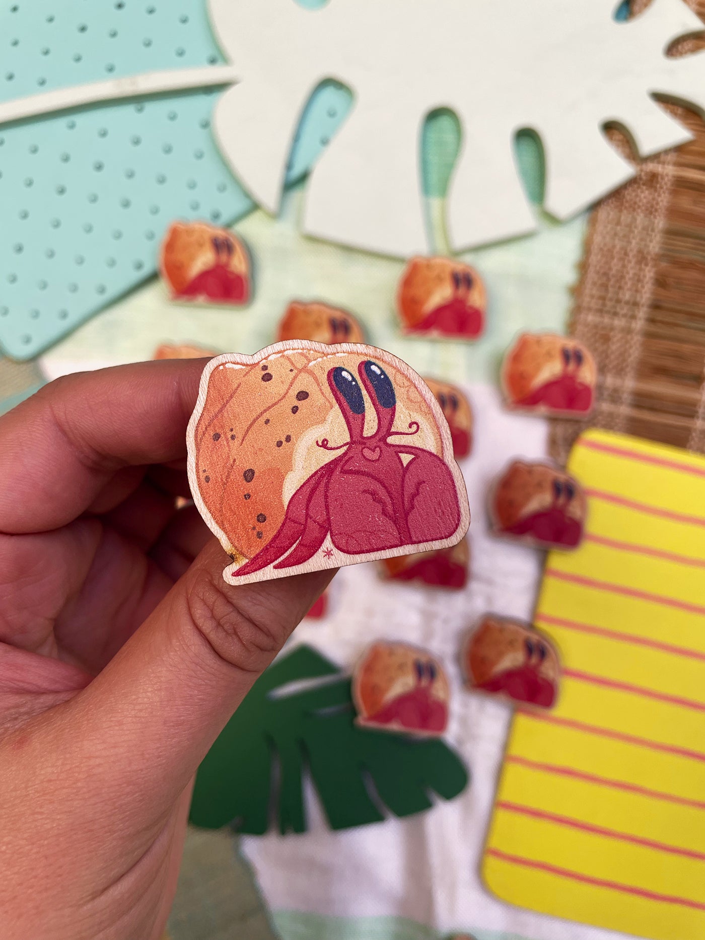 Pin's en bois