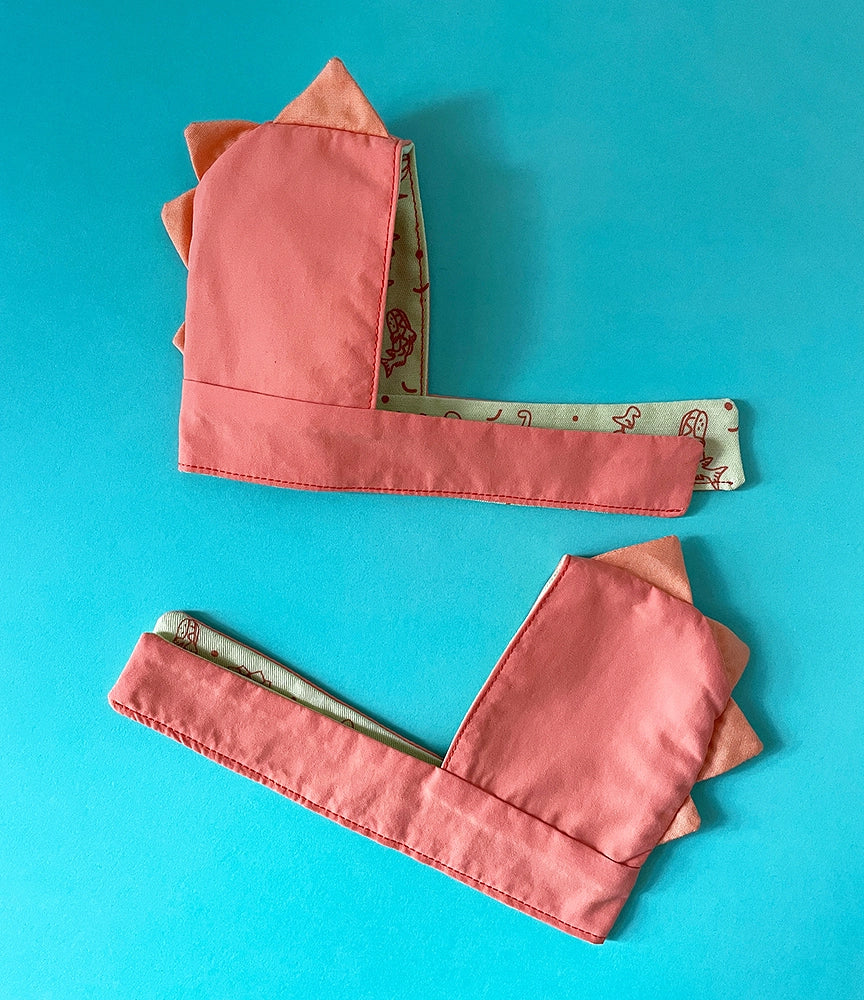 Dino scoodie, orange・5-6" BJD