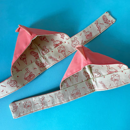 Dino scoodie, orange・5-6" BJD