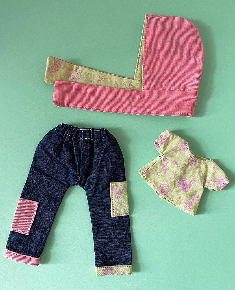 Lemur scoodie・5-6" BJD