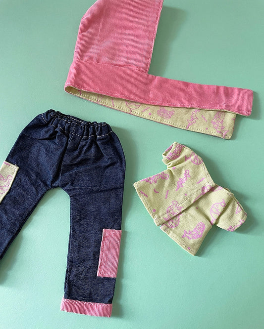 Lemur scoodie・5-6" BJD