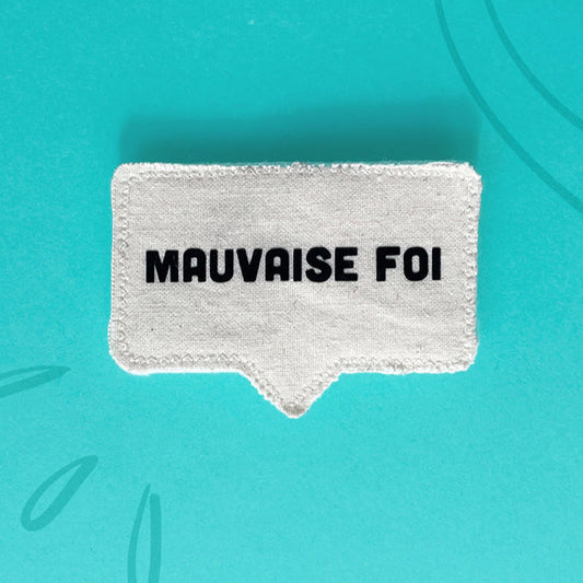Mauvaise Foi・broche Bulle de pensée