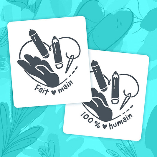 Fait par humain・Logo