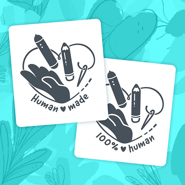 Fait par humain・Logo