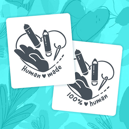 Fait par humain・Logo