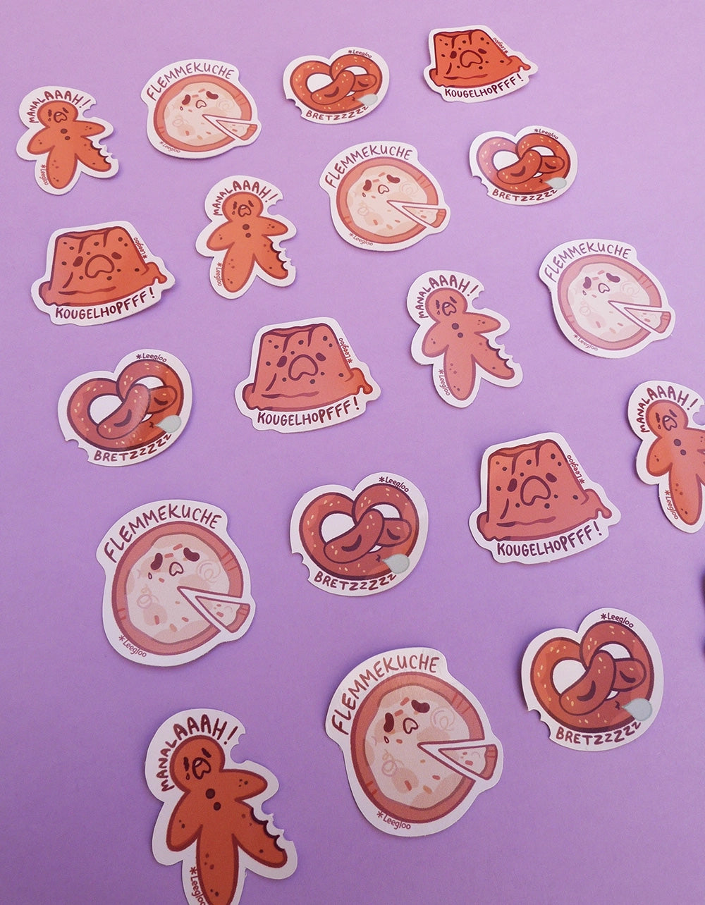 Collection de stickers spéciale Alsace ! On a de l'humour