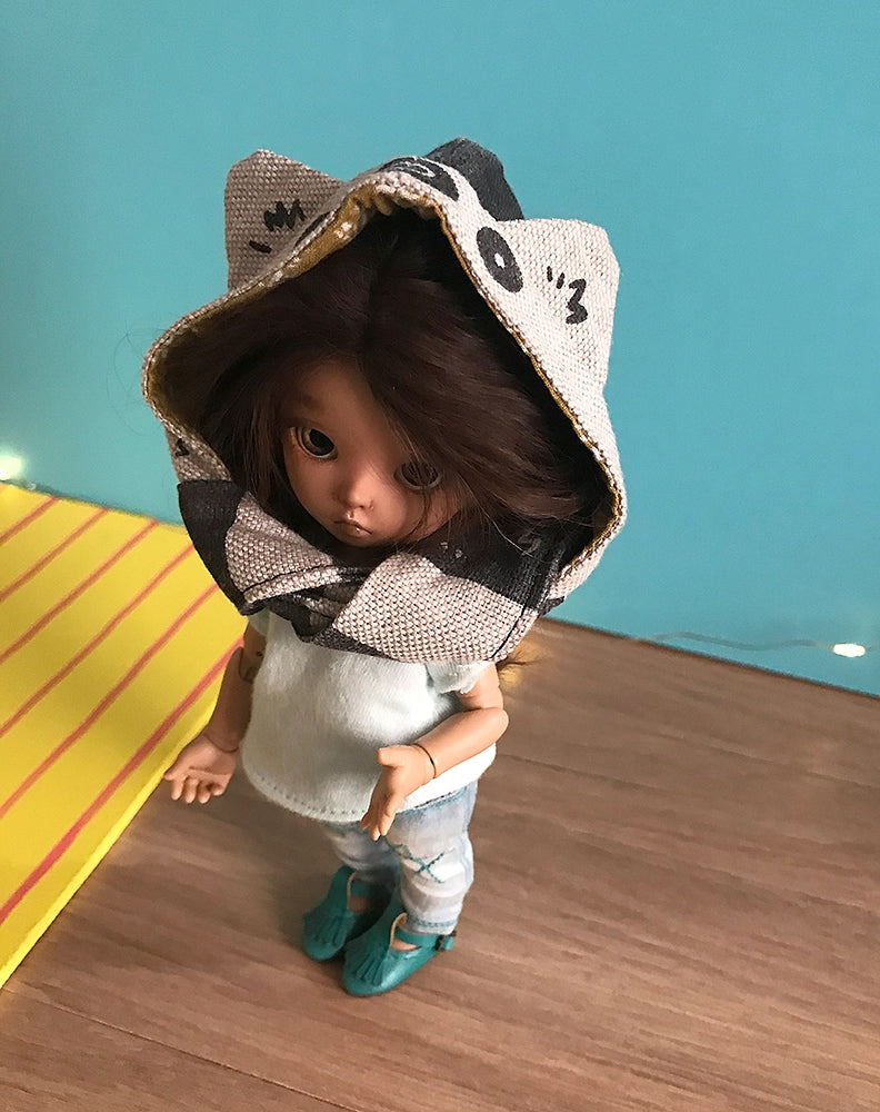 Lemur scoodie・5-6" BJD