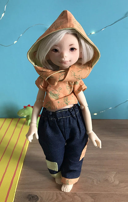 Lemur scoodie・5-6" BJD