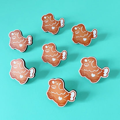 Cat or Dog Biscuit・Wooden pin