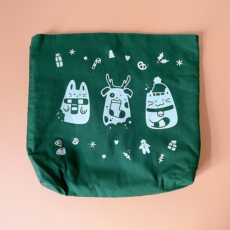 ANIMAL BISCUITS pouch・screen printing