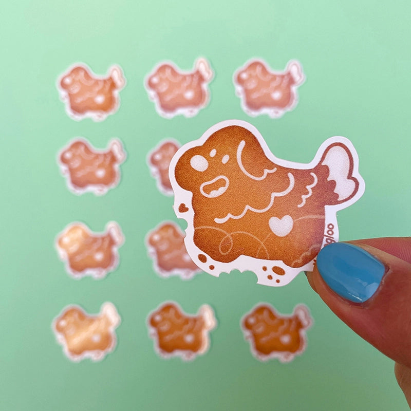 Dog Biscuit・Holiday sticker
