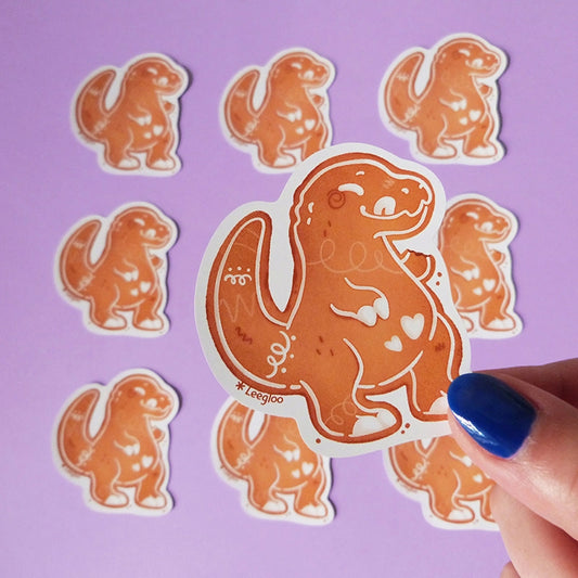 Dino biscuit・Holiday sticker