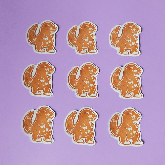 Dino biscuit・Holiday sticker