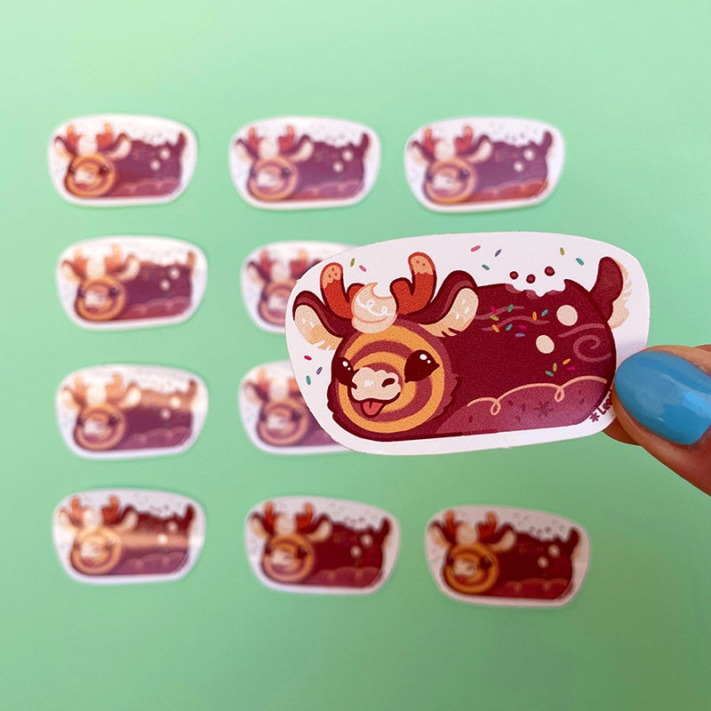 Reindeer・Holiday sticker